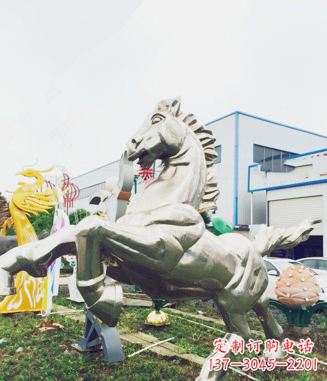 浙江产品名称优雅的不锈钢雕塑——奔马
