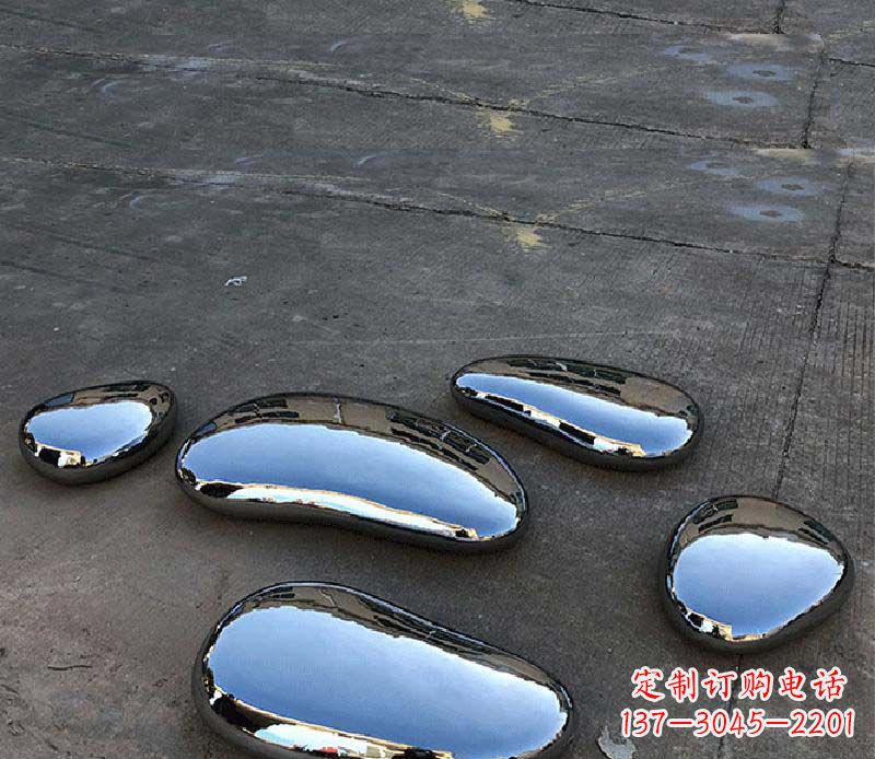 浙江不锈钢水滴景观雕塑美轮美奂，营造自然灵动