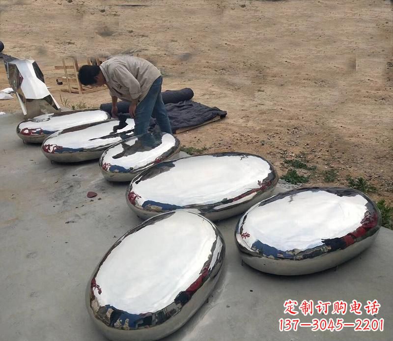 浙江中领雕塑水滴形艺术雕塑