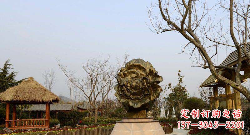 浙江公园大白菜景观铜雕