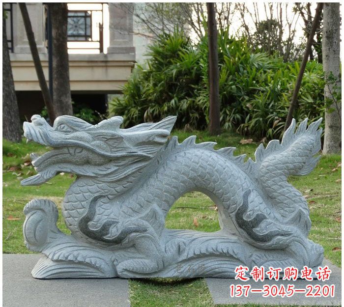浙江精美雕刻的大理石龙雕塑