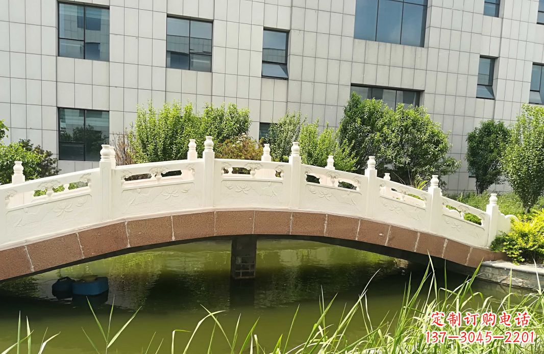 浙江手工制作的汉白玉石拱桥雕塑