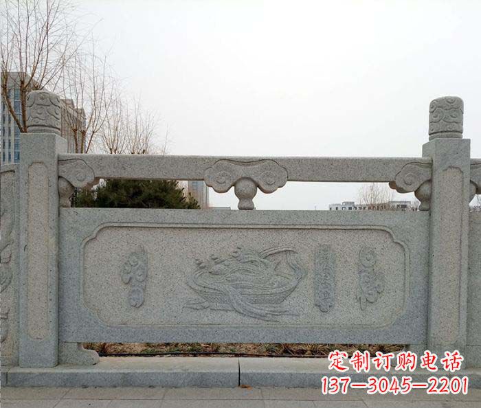 浙江公园户外栏板石雕