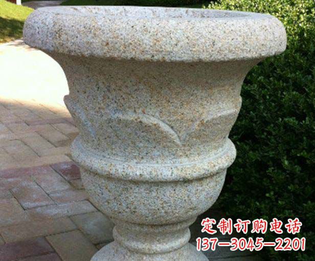 浙江大理石花盆石雕,为您的景观添色彩