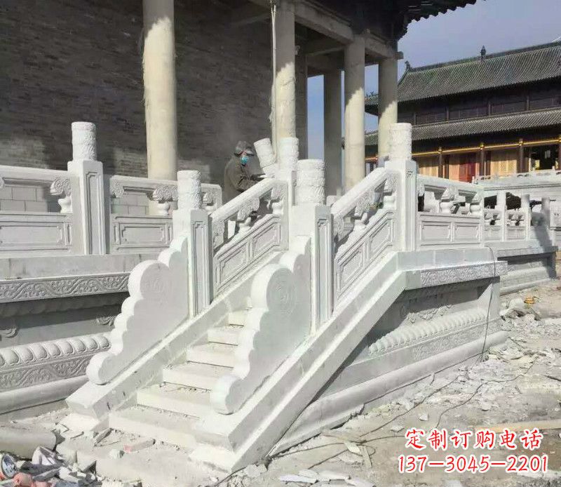 浙江大理石栏板石雕,精美绝伦,让建筑锦上添花