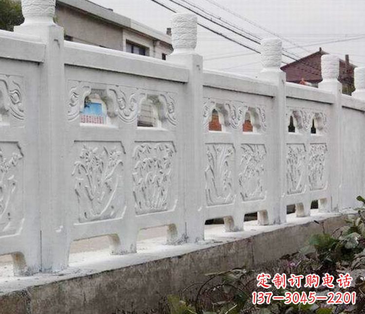 浙江优雅大理石栏板雕塑