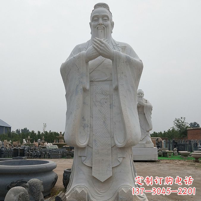 浙江孔子玻璃钢雕塑