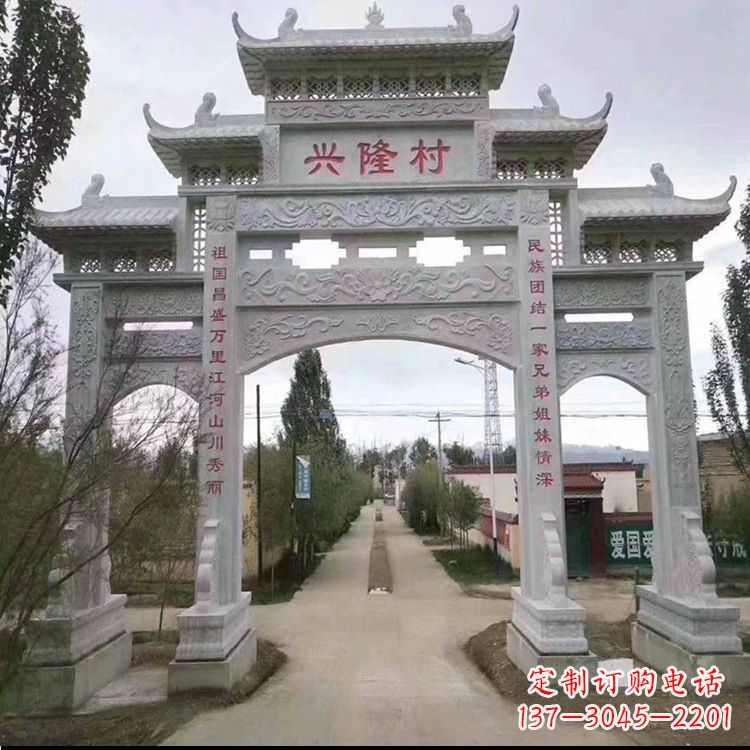 浙江牌坊雕塑--武当山艺术之美
