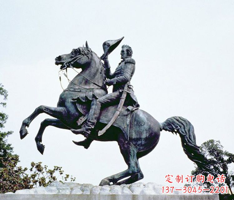 浙江石雕西方骑马人物雕塑