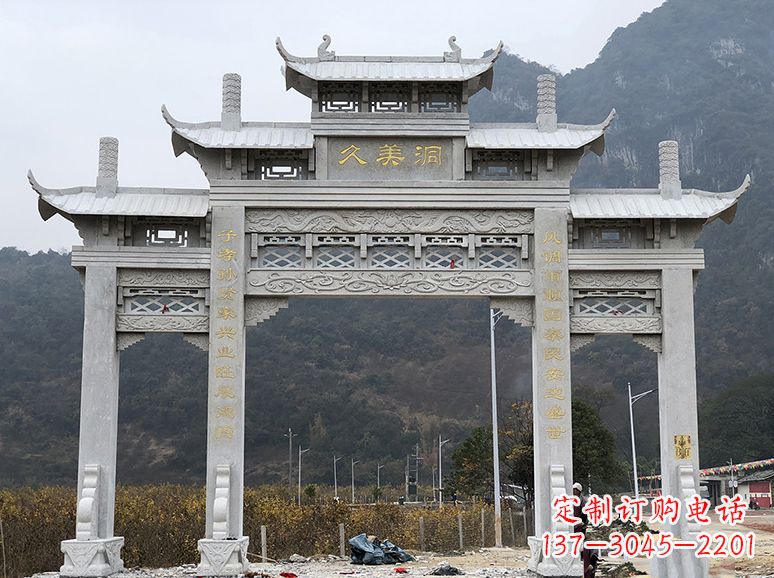浙江石牌坊 石雕