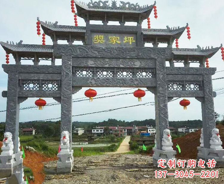 浙江石牌坊石雕