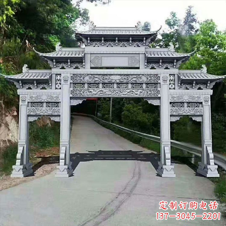 浙江石牌楼青石牌坊