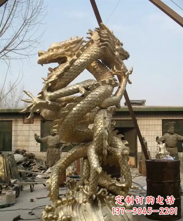 浙江双龙铜雕