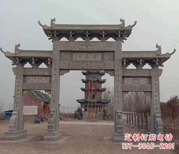 浙江寺院石牌坊
