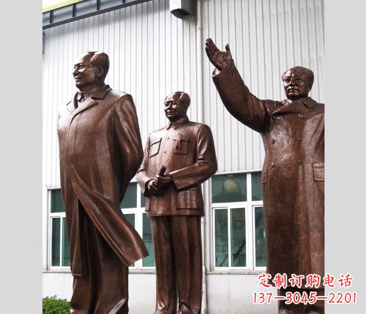 浙江铜雕东方伟人雕塑