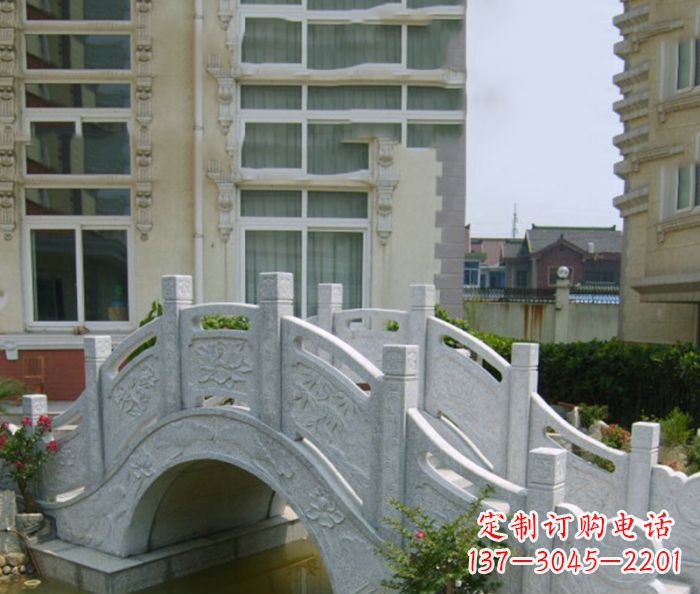 浙江小区景观大理石拱桥 (2)