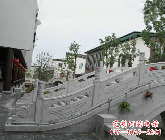浙江小区景观大理石拱桥