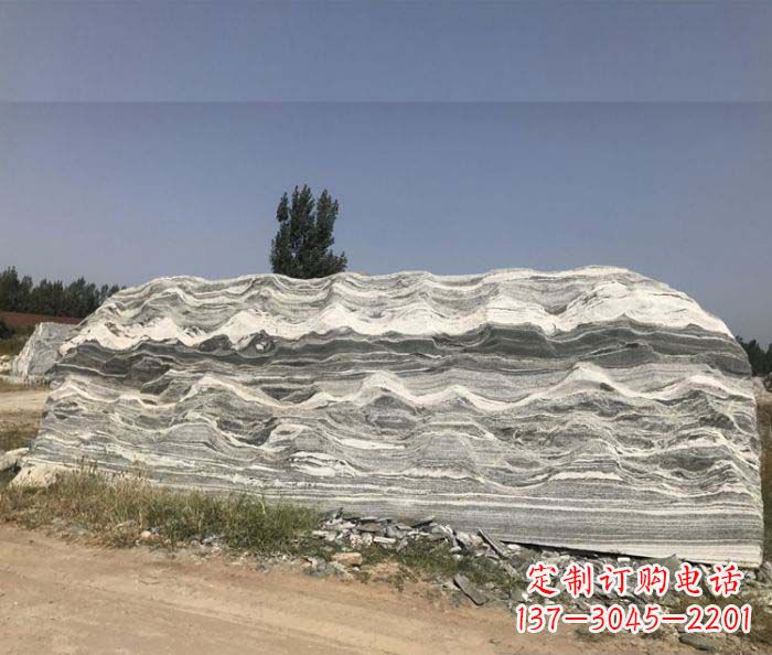 浙江雪浪石假山公园景观石雕