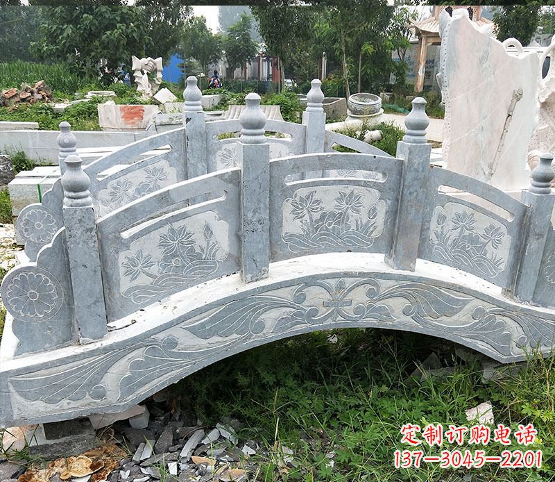 浙江园林仿古石拱桥景观石雕 (3)