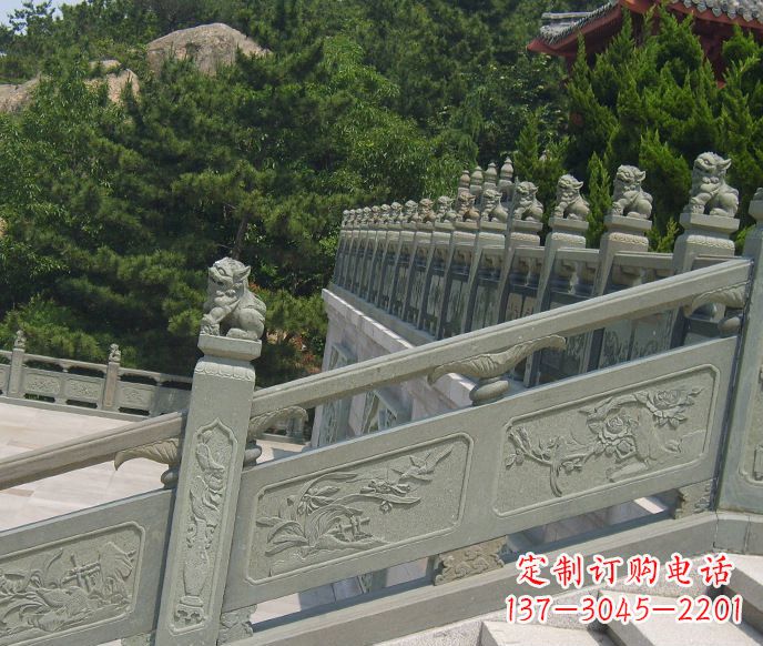 浙江园林仿古石栏板景观石雕 (4)