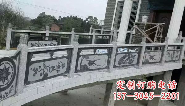 浙江园林仿古石栏板景观石雕 (10)