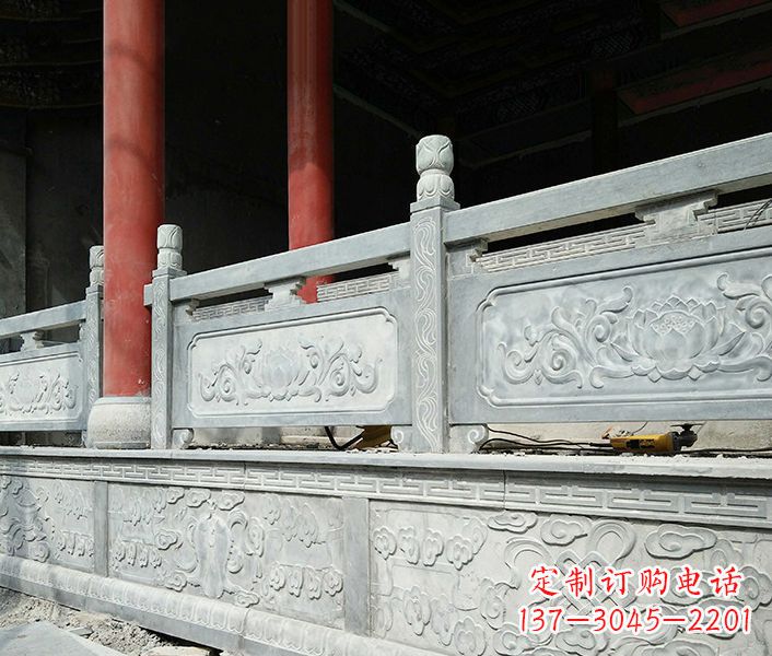 浙江园林仿古石栏板景观石雕_1 (3)