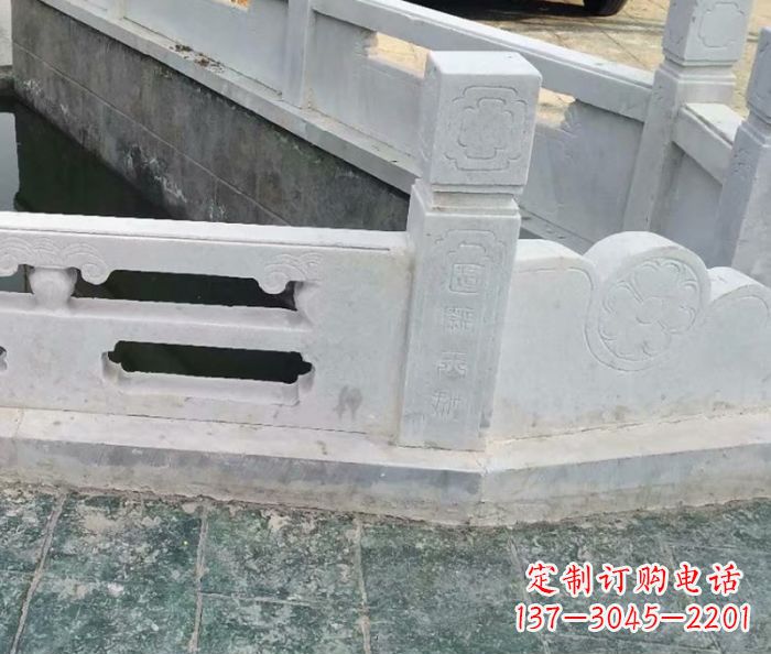 浙江园林景观大理石栏板雕塑 (7)