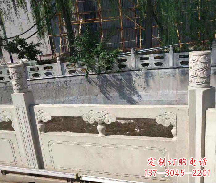 浙江园林景观大理石栏板石雕 (6)