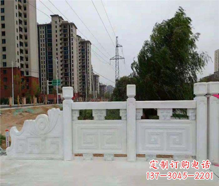 浙江园林景观大理石栏板石雕 (5)