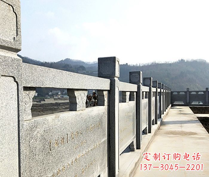 浙江园林景观大理石栏板石雕 (14)