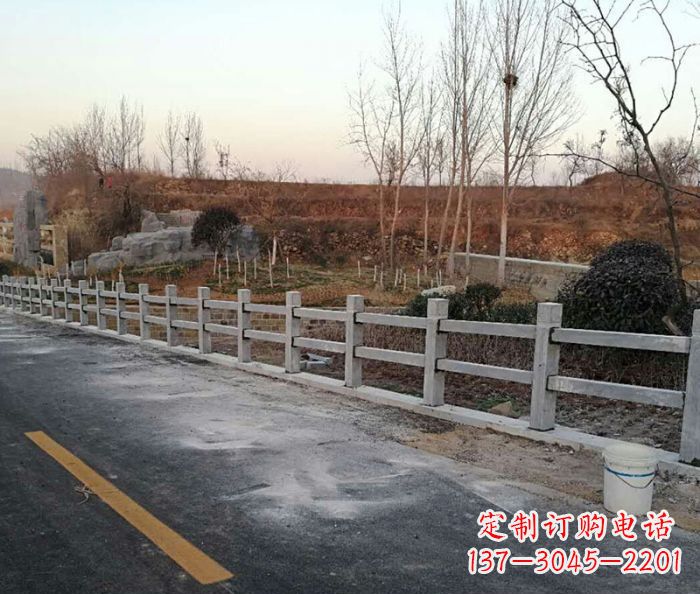 浙江园林景观大理石栏杆石雕 (2)