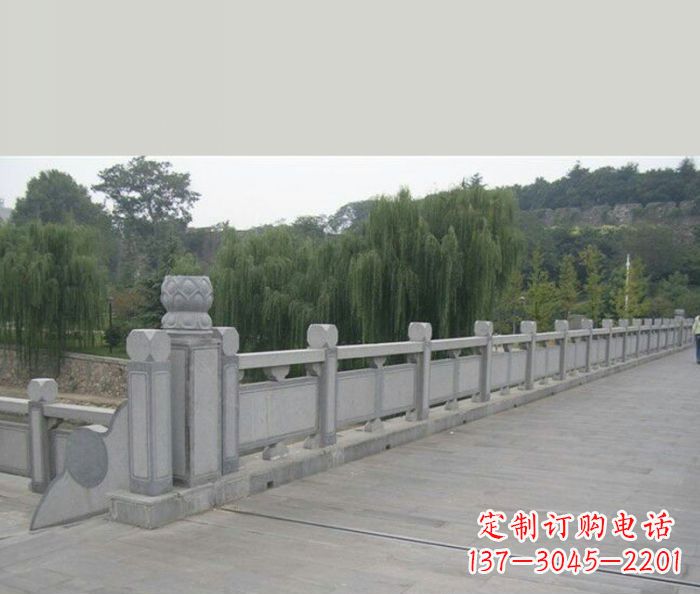 浙江园林景观大理石栏杆石雕 (4)