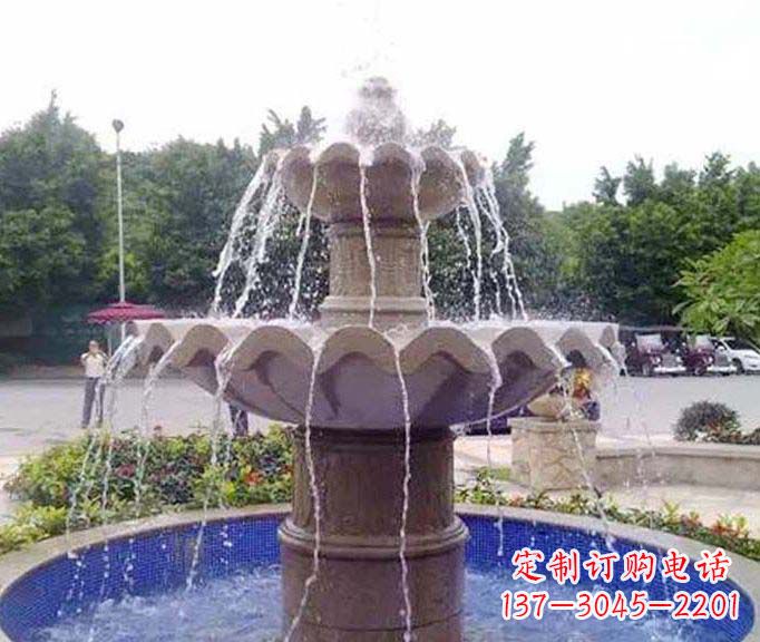 浙江园林景观大理石喷泉石雕