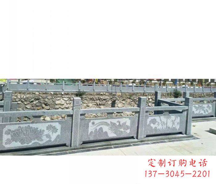 浙江园林景观仿古石雕栏板 (5)