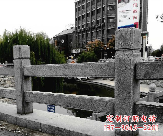 浙江园林景观仿古石雕栏板 (9)
