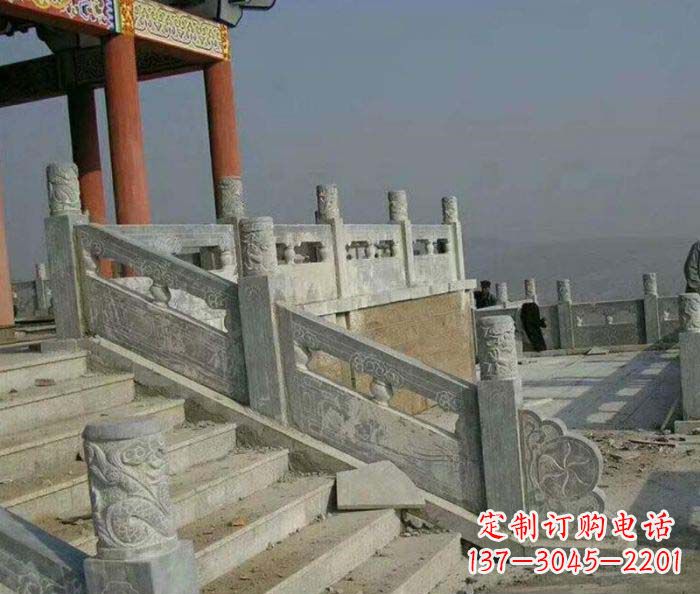 浙江园林景观仿古石雕栏板