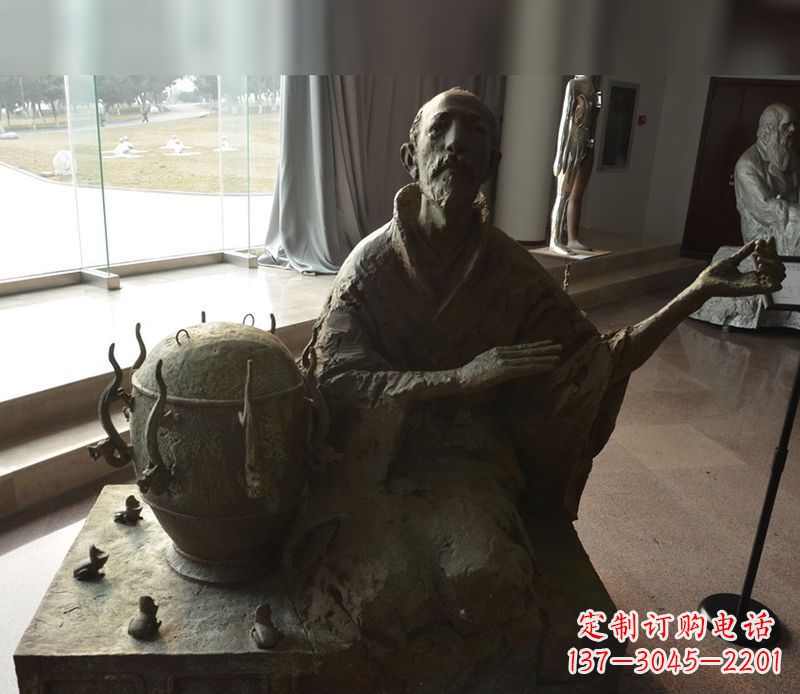 浙江张衡铜雕